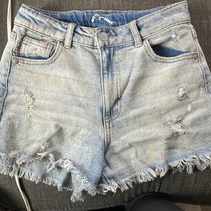 light denim shorts from target